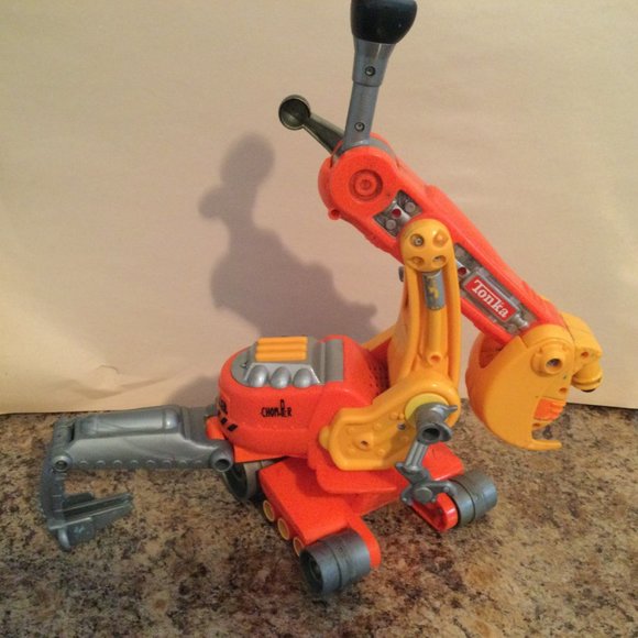 Tonka Chomper My Talkin Truckbot Plastic Backhoe Digging Toy - Picture 4 of 7